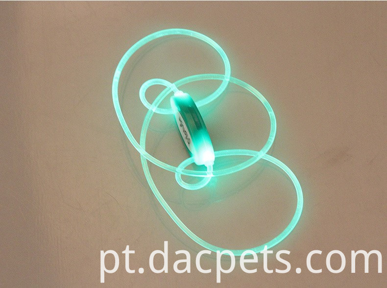 Colar de cão com peso leve Light Weight Led Dog Collar